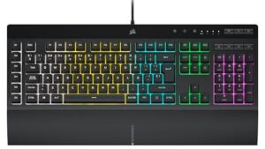 Corsair K55 RGB Pro Teclado para Juegos con Teclas de Membrana – Negro