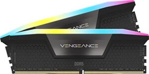 CORSAIR Vengeance RGB DDR5 32GB (2 x 16GB) hasta 6000MHz Intel RAM