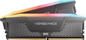 CORSAIR Vengeance RGB RS DDR5 16GB (2 x 8GB) hasta 6000MHz AMD Intel RAM
