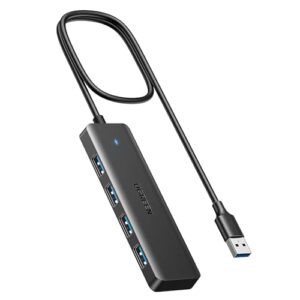UGREEN Hub USB 3.0 con 4 Puertos Adaptador Ladron Multipuertos (100cm)