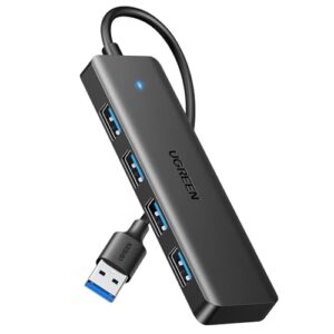 UGREEN Hub USB 3.0 con 4 Puertos Adaptador Ladron Multipuertos (15cm)