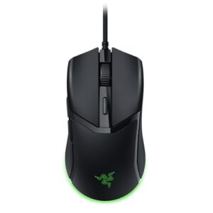 Razer Cobra – ratón para juegos con cable ligero Chroma RGB (57 g, interruptores ópticos Gen-3, iluminación Chroma con brillo degradado en la parte inferior, ajustes precisos del sensor) Negro