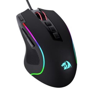 Redragon M612 Predator Ratón Gaming Cableado RGB 8000 dpi Óptico